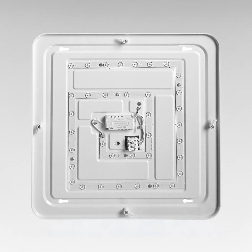 LED stropno svetilo NEMO LED/36W/230V 50x50 cm sijajni krom