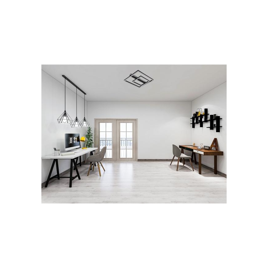 LED stropno svetilo z zatemnjevanjem LED/95W/230V 3000-6500K + daljinski upravljalnik