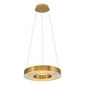 LED Suspensija JESI LED/35W/230V 3000K promjer 40 cm brončana