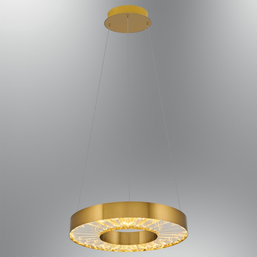 LED Suspensija JESI LED/35W/230V 3000K promjer 40 cm brončana