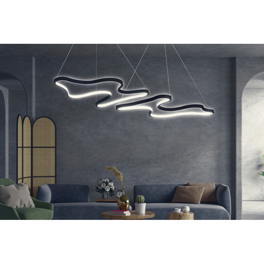 LED Svetilka na vrv DUPLE ARTISAN LED/80W/230V 6500K črna