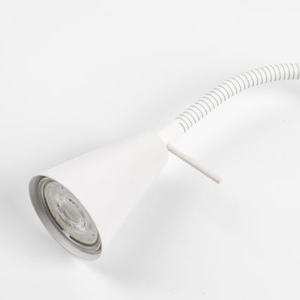 LED svetilka s sponko 1xGU10/4,7W/230V bela