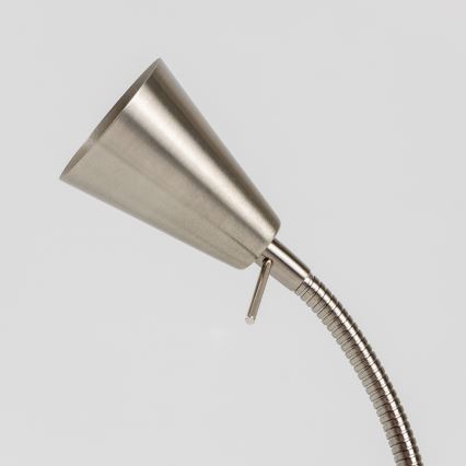 LED svetilka s sponko 1xGU10/4,7W/230V matni krom