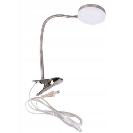 LED svetilka s sponko LED/3,2W/230V matiran krom