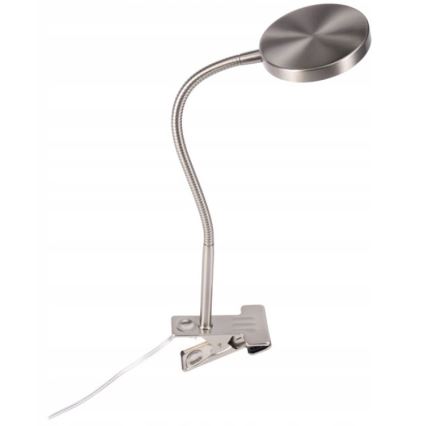 LED svetilka s sponko LED/3,2W/230V matiran krom