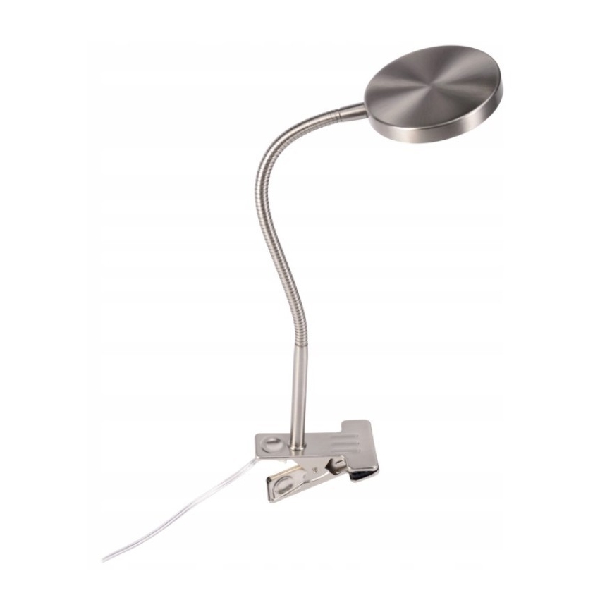LED svetilka s sponko LED/3,2W/230V matiran krom