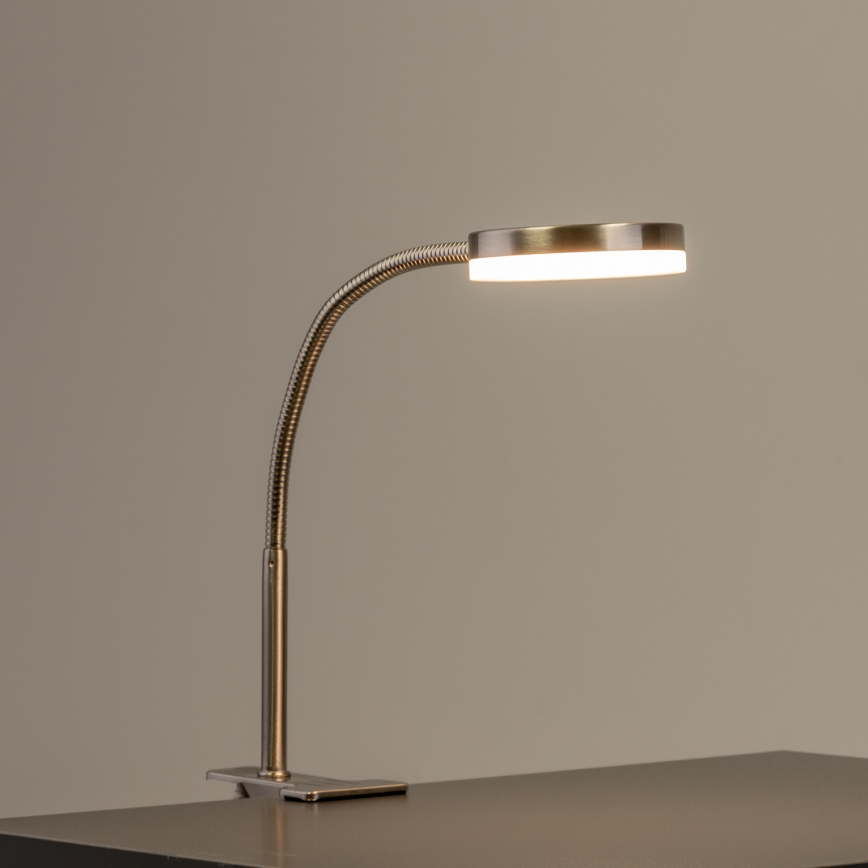 LED svetilka s sponko LED/3,2W/230V matni krom