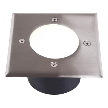 LED Svetilka za dovozno pot MIVO LED/3W/230V 12x12 cm IP67 mat krom