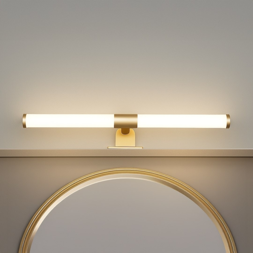 LED svetilka za kopalniško ogledalo 2v1 APA LED/6W/230V 40 cm IP44 zlata