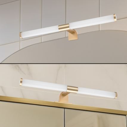 LED svetilka za kopalniško ogledalo 2v1 APA LED/6W/230V 40 cm IP44 zlata