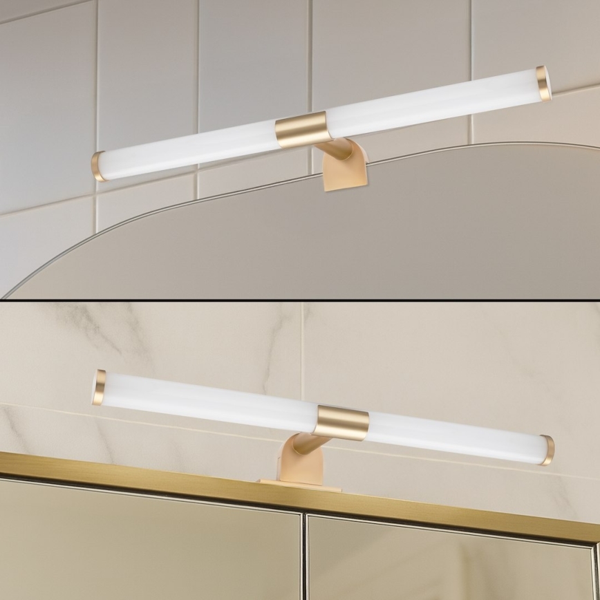 LED svetilka za kopalniško ogledalo 2v1 APA LED/6W/230V 40 cm IP44 zlata