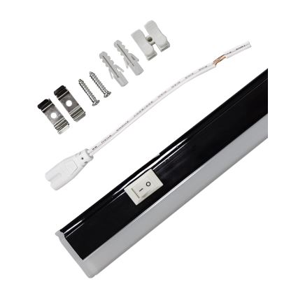 LED svetilka za pod omarico TUBE LED/14W/230V 90 cm črna