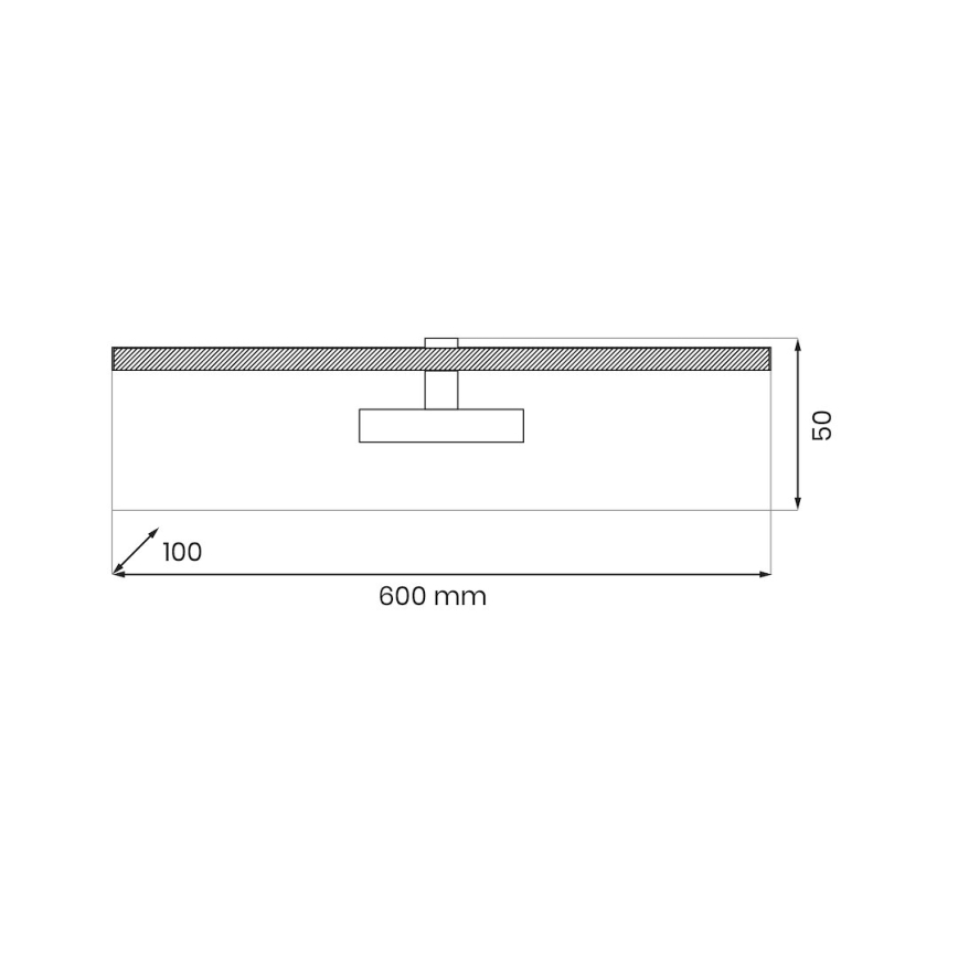 LED Svetilka za slike PRADO LED/11W/230V sijajni krom