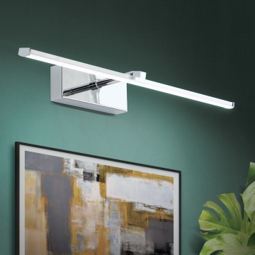LED Svetilka za slike PUBLIO LED/10W/230V 50 cm sijajni krom