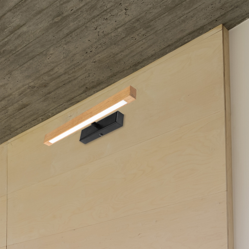 LED svetilka za slike VERDE LED/5,5W/230V 3000K 46 cm hrast/črna