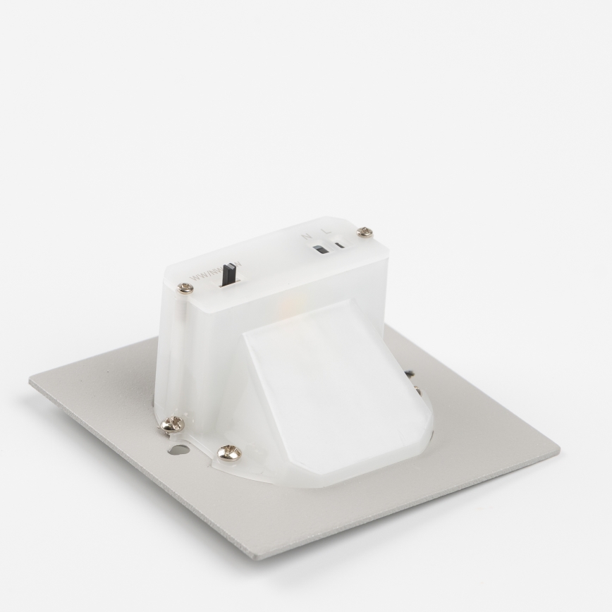 LED svetilka za stopnice s senzorjem gibanja in mraka LED/1,5W/230V 3000/4000/6500K črna