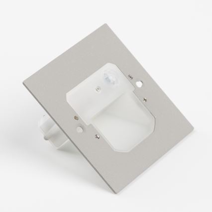 LED stopniščno svetilo s senzorjem gibanja in mraka LED/1,5W/230V 3000/4000/6500K siva