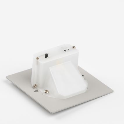 LED stopniščno svetilo s senzorjem gibanja in mraka LED/1,5W/230V 3000/4000/6500K siva