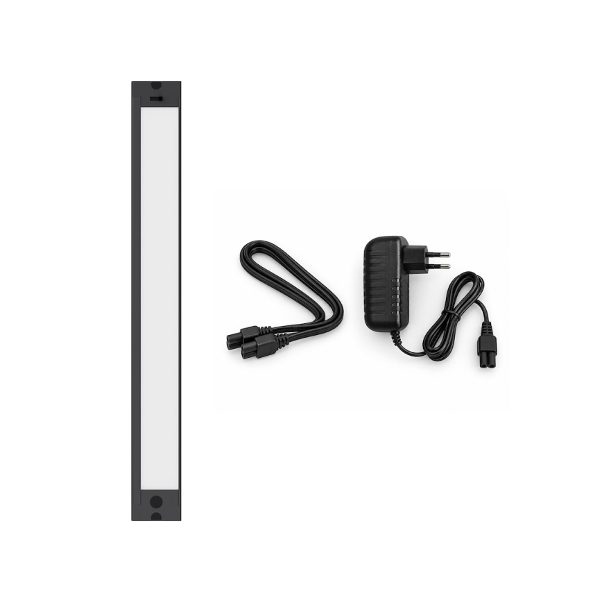 LED podpultno svetilo LED/12W/230V 2700/3000/4000/5000/5700K 42 cm črno