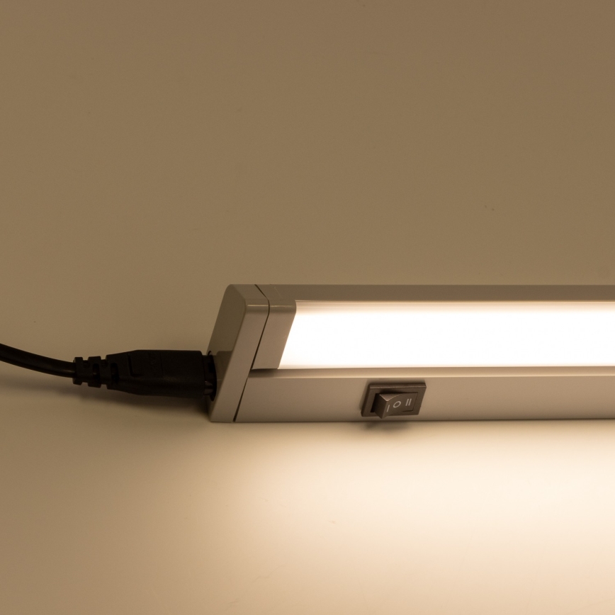 LED svetilo za pod omarico LED/7,5W/230V 2700/4000K siva
