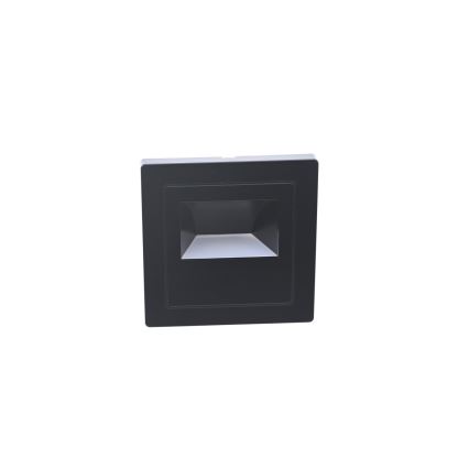 LED svetilo za stopnice LED/3W/230V 3000K črno