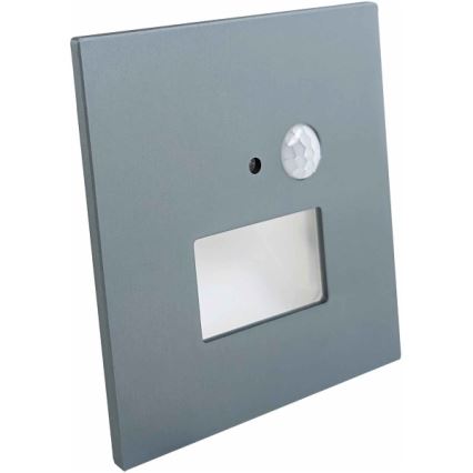 LED stopniščno svetilo z zaznavalom gibanja in senzorjem mraka LED/1,5W/230V 3000/4000/6000K antracit