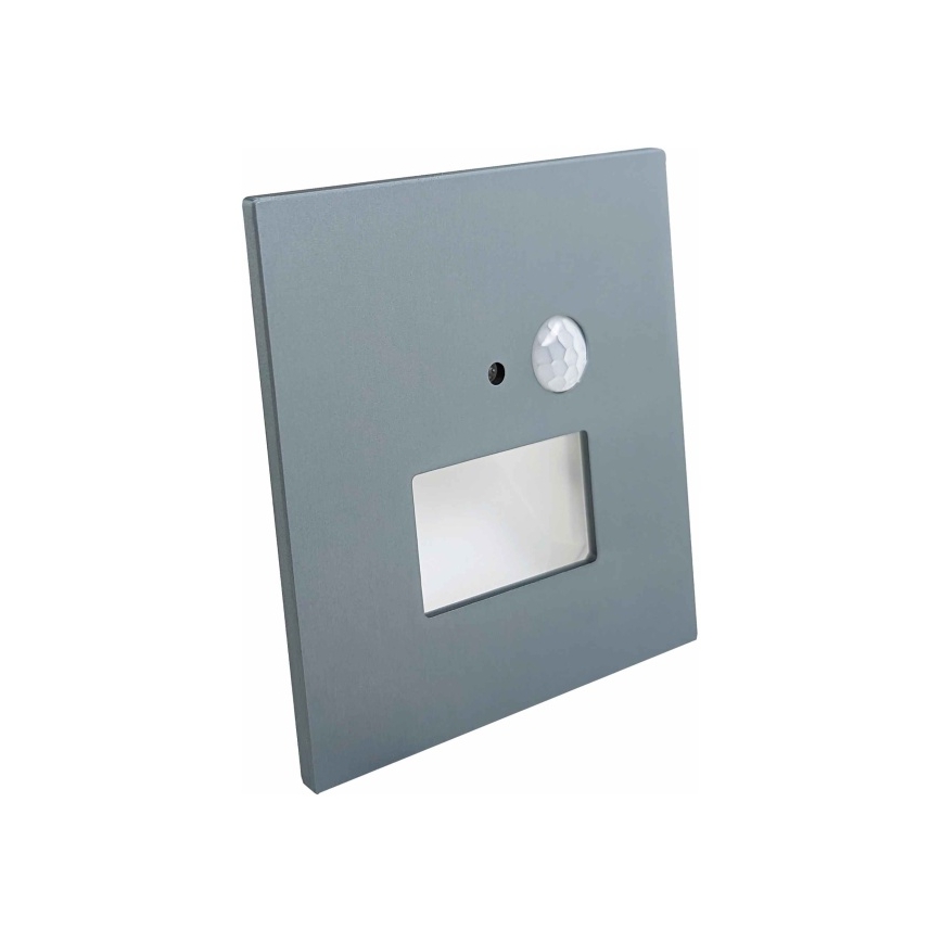 LED stopniščno svetilo z zaznavalom gibanja in senzorjem mraka LED/1,5W/230V 3000/4000/6000K antracit