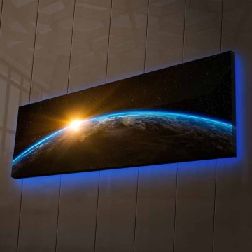 LED Svetleča okrasna slika LED/9V