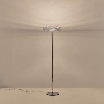 LED Talna svetilka LED/10W/230V 3000K sijajni krom