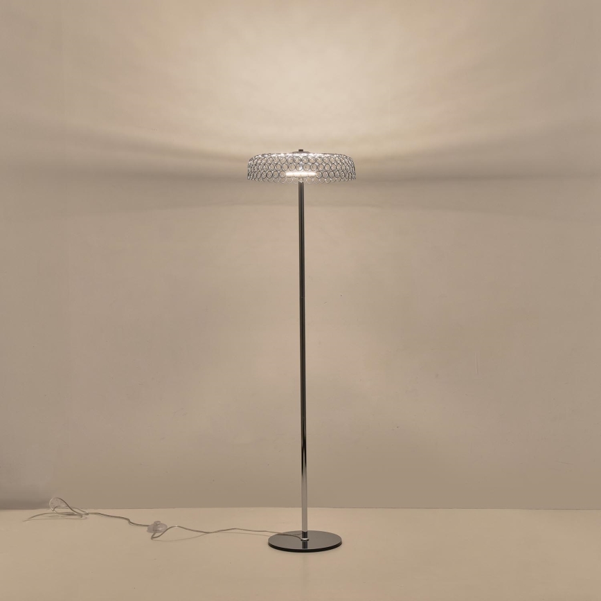 LED Talna svetilka LED/10W/230V 3000K sijajni krom