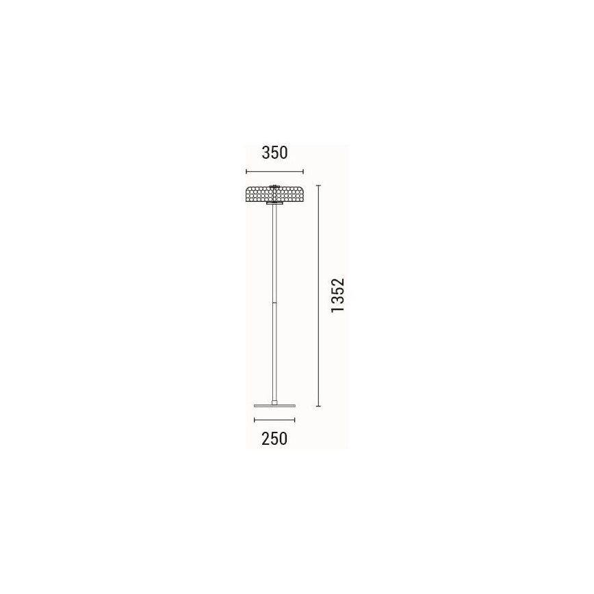LED Talna svetilka LED/10W/230V 3000K sijajni krom