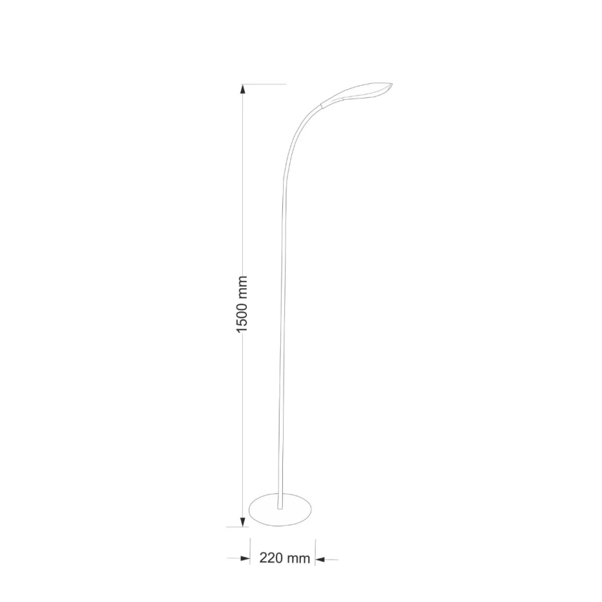 LED Talna svetilka SWAN LED/6,5W/230V bela
