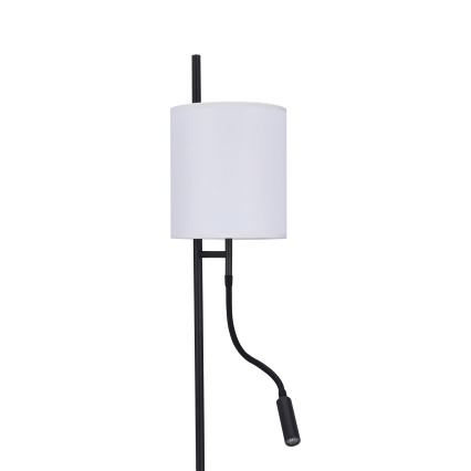 LED Talna svetilka TOKYO 1xE27/40W/230V + LED/3W črna/bela