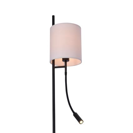 LED Talna svetilka TOKYO 1xE27/40W/230V + LED/3W črna/bela