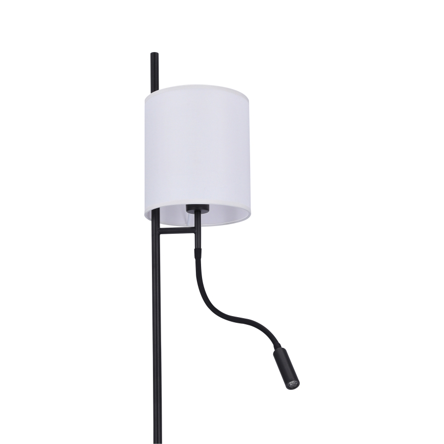LED Talna svetilka TOKYO 1xE27/40W/230V + LED/3W črna/bela