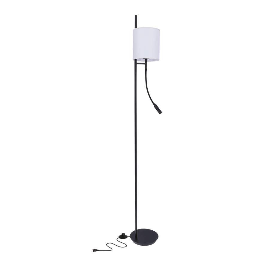 LED Talna svetilka TOKYO 1xE27/40W/230V + LED/3W črna/bela