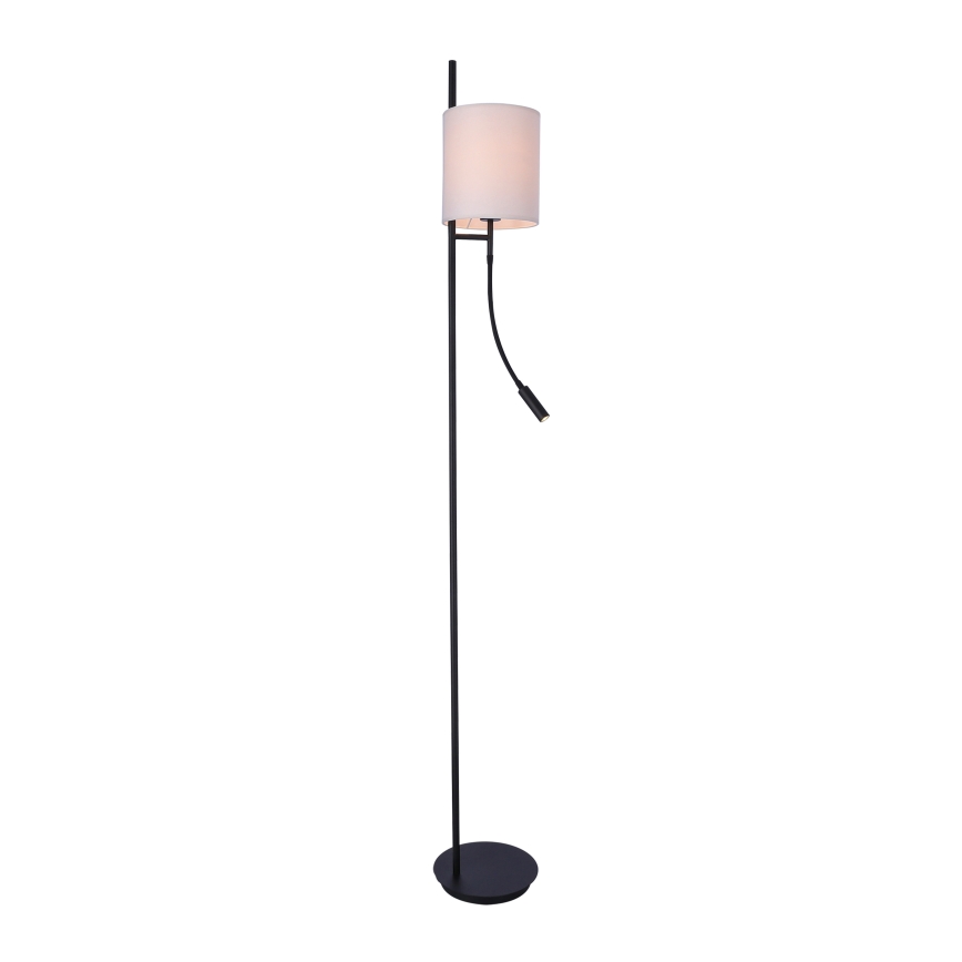 LED Talna svetilka TOKYO 1xE27/40W/230V + LED/3W črna/bela