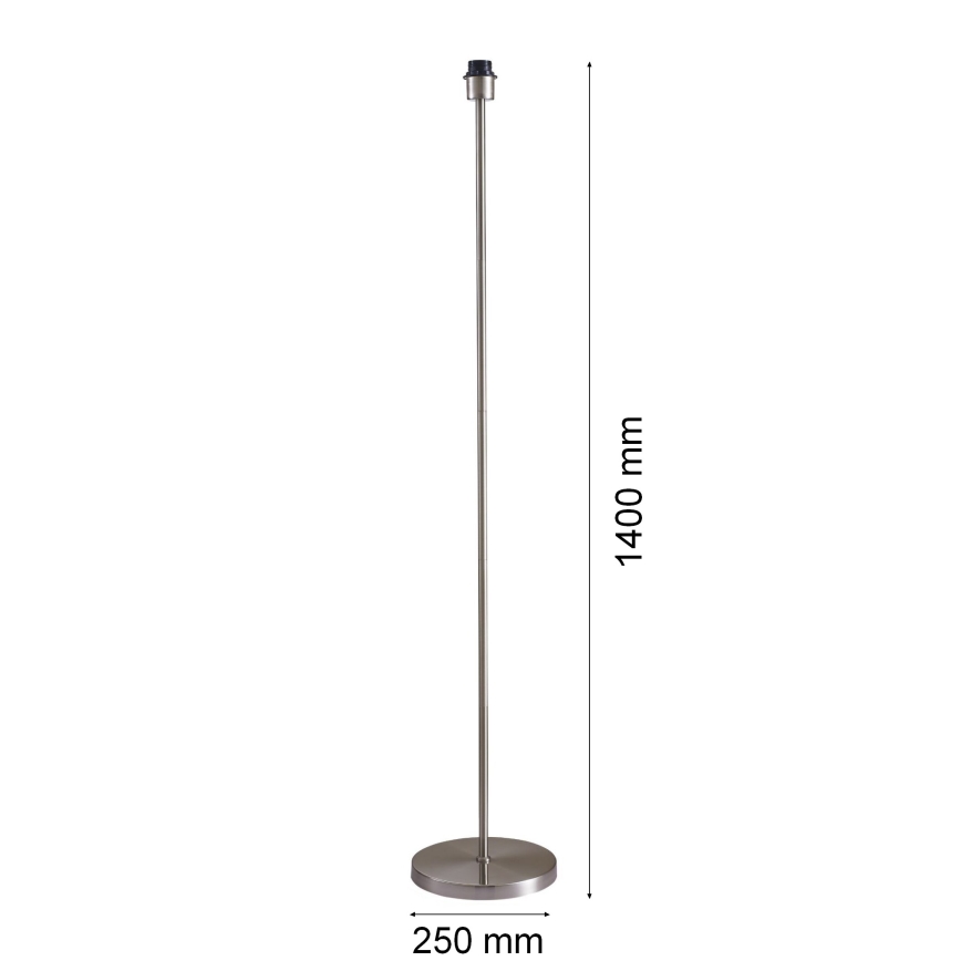 LED talna svetilka TUNJA 1xE27/20W/230V premer 38 cm matni krom/siva