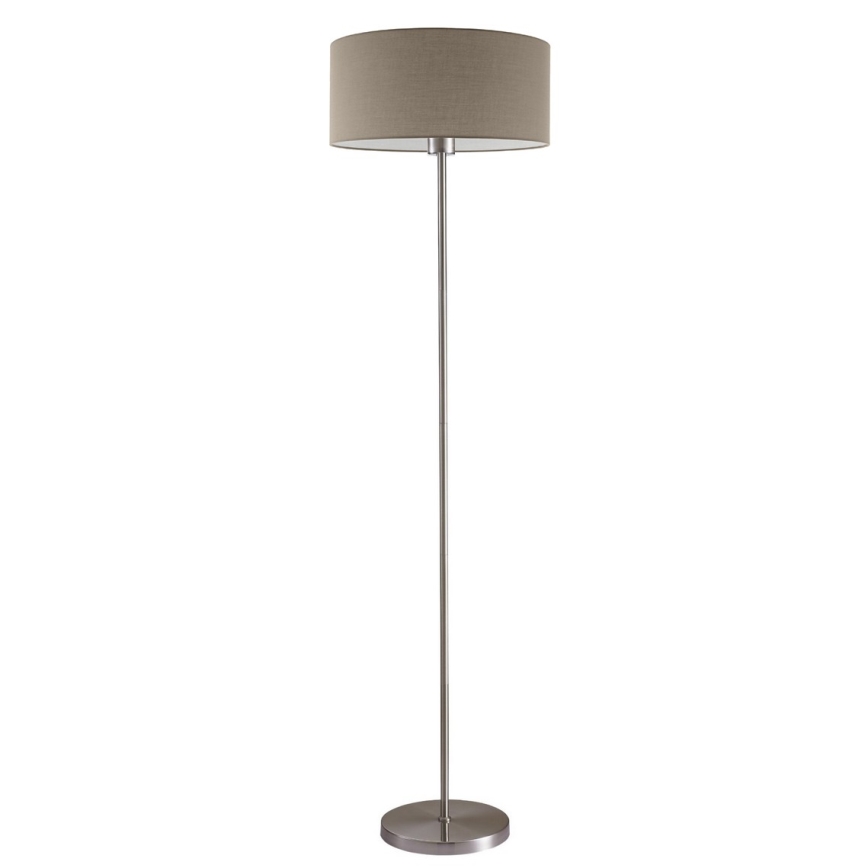 LED talna svetilka TUNJA 1xE27/20W/230V Ø 38 cm matni krom/taupe