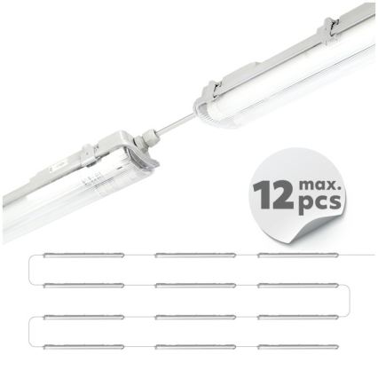 LED tehnično fluorescenčno svetilo T8 2xG13/18W/230V 4000K IP65 127 cm