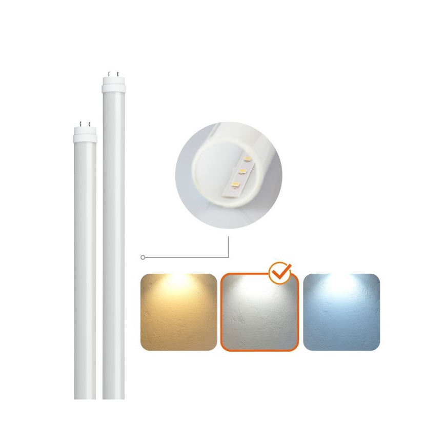 LED tehnično fluorescenčno svetilo T8 2xG13/18W/230V 4000K IP65 127 cm