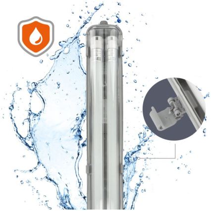 LED tehnično fluorescenčno svetilo T8 2xG13/18W/230V 5000K IP65 127 cm