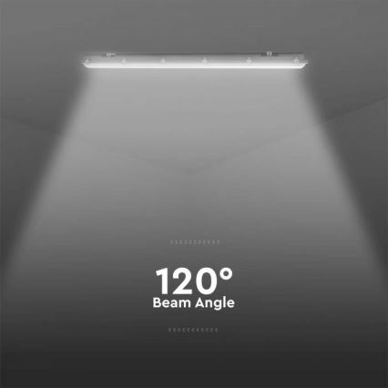 LED tehnično cevno svetilo z nujnim modulom LED/48W/230V 6500K IP65 2200 mAh 150 cm