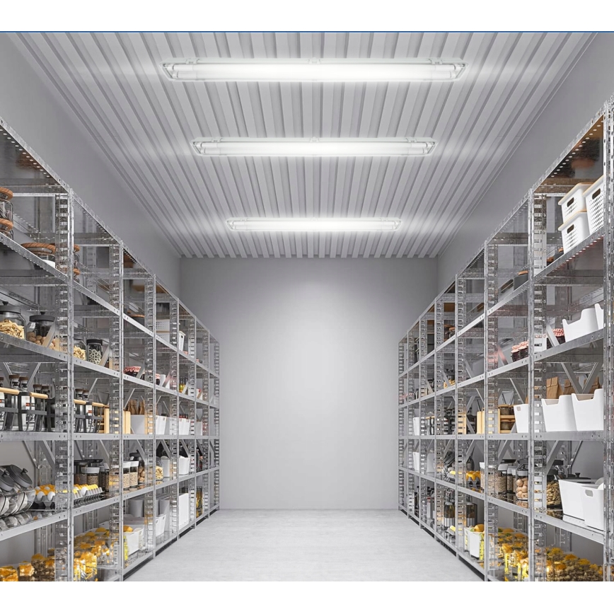 LED tehnično fluorescentno svetilo T8 2xG13/20W/230V 6500K 120 cm IP65 belo