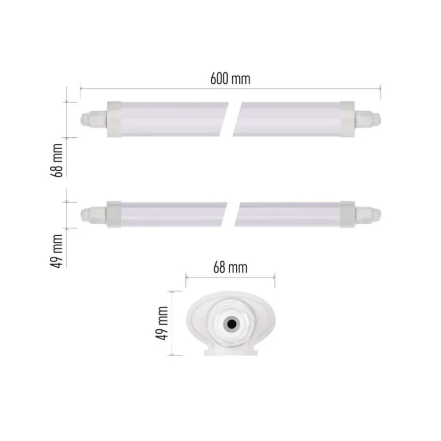 LED tehnično svetilo DUSTY LED/18W/230V IP65 4000K 60 cm