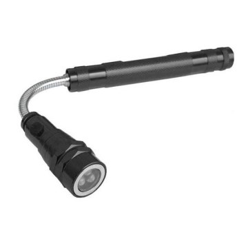 LED Teleskopska baterijska svetilka z magnetom 3xLED/4×LR44