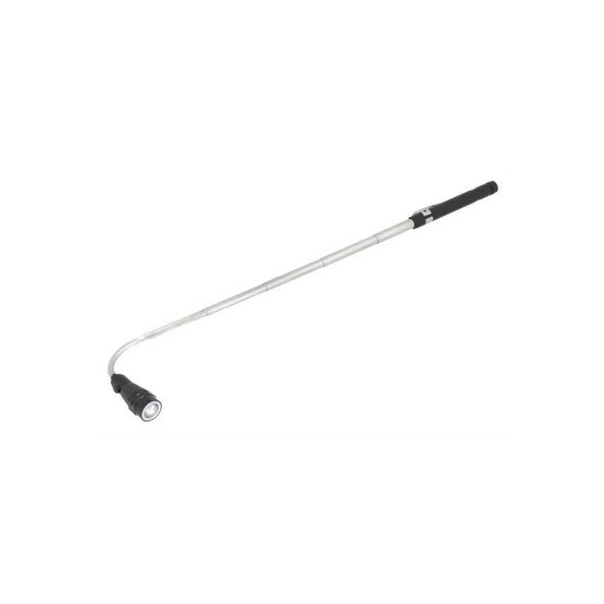 LED Teleskopska baterijska svetilka z magnetom 3xLED/4×LR44