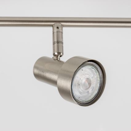 LED točkovna svetilka 6xGU10/4,7W/230V, mat krom
