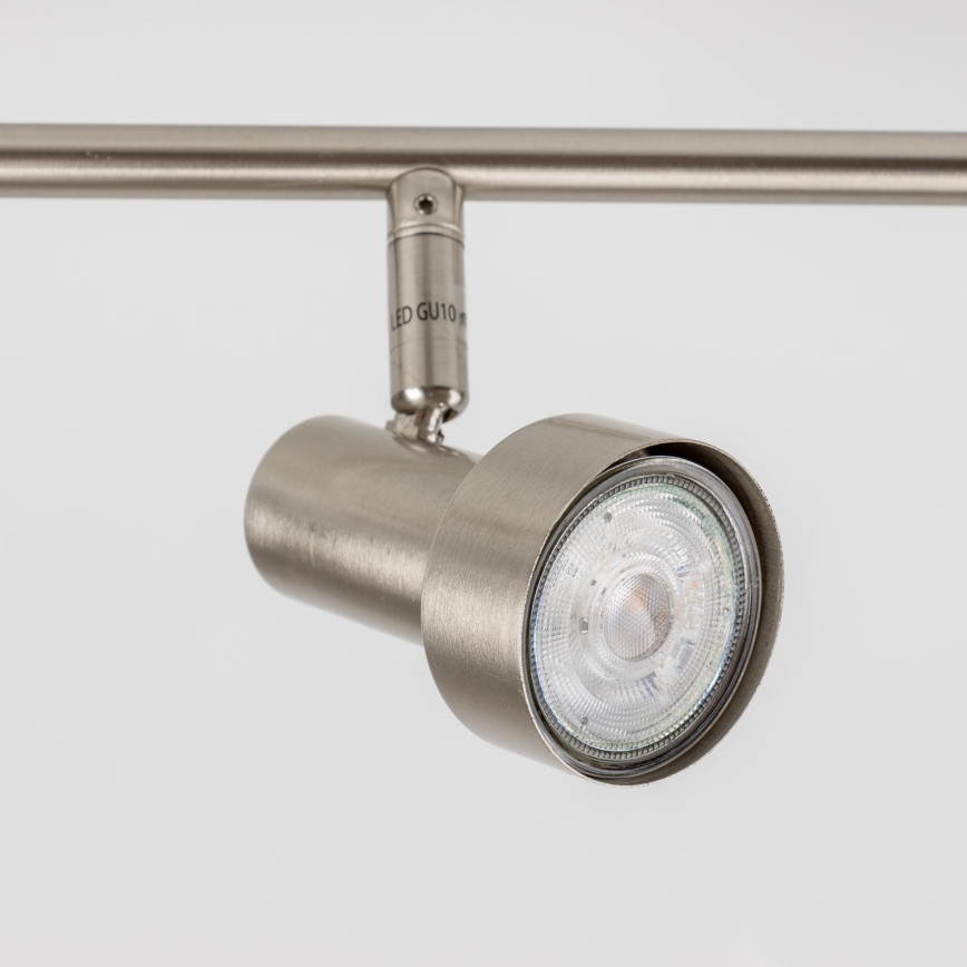 LED točkovna svetilka 6xGU10/4,7W/230V, mat krom