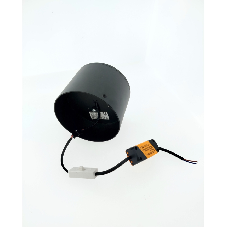 LED točkovna svetilka LED/10W/230V 3000/4000/6400K premer 12 cm črna